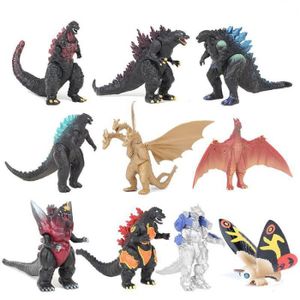 FIGURINE - PERSONNAGE Figurines Godzilla - 10 Pièces Jouets Godzilla Con