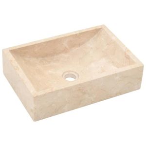 Évier En Marbre Blanc Biscottini, L57 X P37 X H16 Cm, Baignoire Réalisée, Neuf