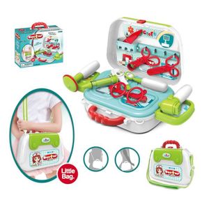 Jeu de Jouet de Valise de Dentiste portatif pour Enfants Kit de Jeu de r/ôle de Dentiste avec de Riches Accessoires pour Dentiste