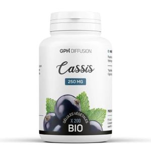 PARAPHARMACIE VITALITE Cassis Bio AB 200 gélules végétales 250 mg