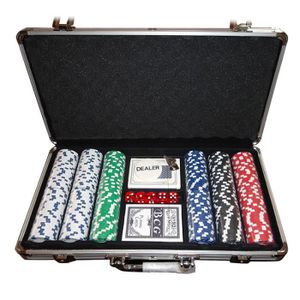 MALETTE POKER Mallette de Poker - - 300 Pièces - Coffret en Alum