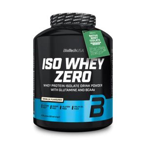 PACK NUTRITION SPORTIVE Biotech USA Iso Whey Zero Vanille 2.27 kg