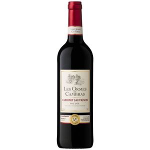 VIN ROUGE LES ORMES DE CAMBRAS Cabernet Sauvignon Vin de Pays d'Oc - Rouge - 75 cl
