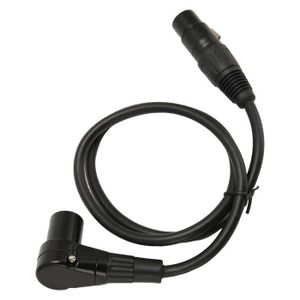 PD Connex Câble Audio Combiné Cordon Connecteur Power b - XLR M/Connecteur  Power A - XLR F - 10m - Idéal pour Relier vos Enceintes de Sonorisation