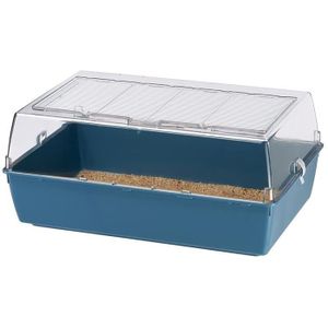 Cage - FERPLAST - Duna Multy W2 - 71 x 46 x h 31,5 cm - Bleu