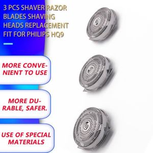 LAME DE RASOIR SEULE 3 pcs rasoir lames de rasoir têtes de rasage remplacement adapté pour Philips HQ9