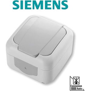 PRISE Siemens - Prise 2P+T étanche gris SIEMENS