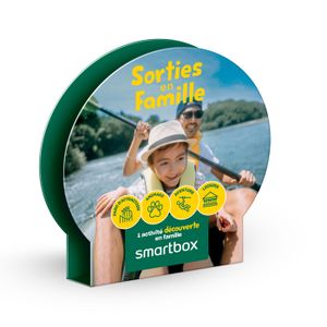 Boîte cadeau SMARTBOX - Sorties en famille découverte - Coffret Cadeau | 1 sortie en famille pour minimum 1 adulte et 1 enfant