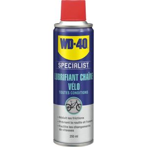 LUBRIFIANT MOTEUR WD 40 - Lubrifiant chaine toutes conditions - Spray 250ml