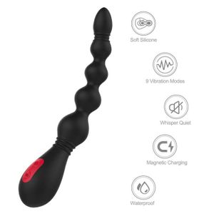 PLUG - CHAPELET vibrant gay sex toy Kit Plug Anale Petite medium G