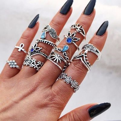 Bague ecrou online femme