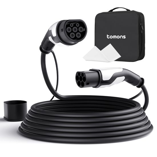 RamTouch Câble Recharge Voiture Électrique Type 2 (22 KW, 5 m, 32A