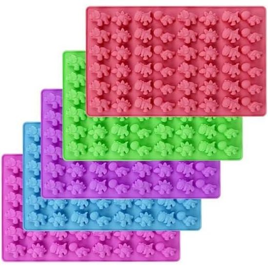 Moule à Chocolat En Silicone 6 Cavités - Lot Avec 100 Sachets + Grattoir - Antiadhésif, Qualité Alimentaire