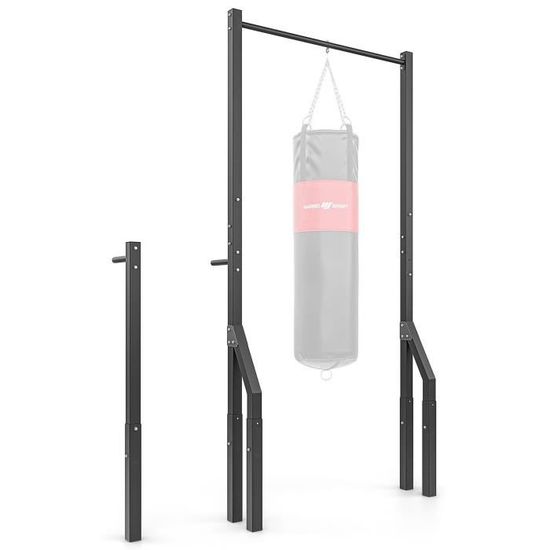 Barre De Traction Murale Et Plafond Marbo Sport SmartGym SG-12 - Universelle, Charge 150 Kg, Poignées Multiples