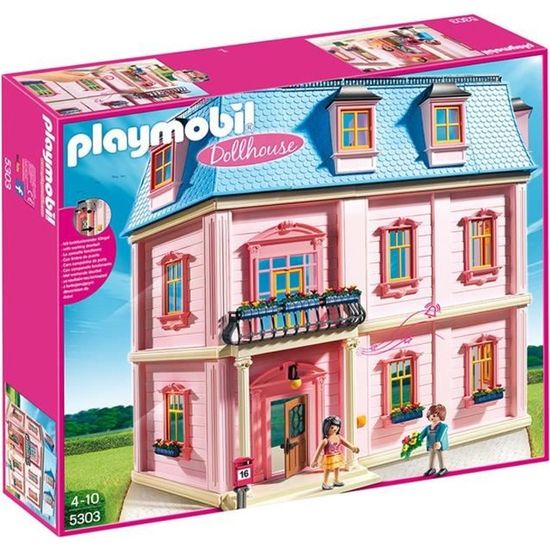PLAYMOBIL - Maison traditionnelle 5303 - 2 personnages - sonnette fonctionnelle