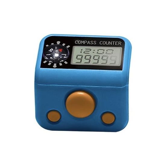 8 Compteurs à Doigt Réinitialisables électroniques - Affichage LCD 5 Chiffres - Pour Compter Répétitions, Points, Personnes