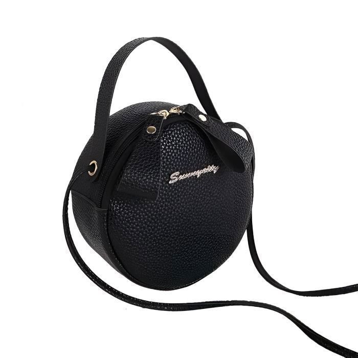 Sac à main noir des années 1970 - France