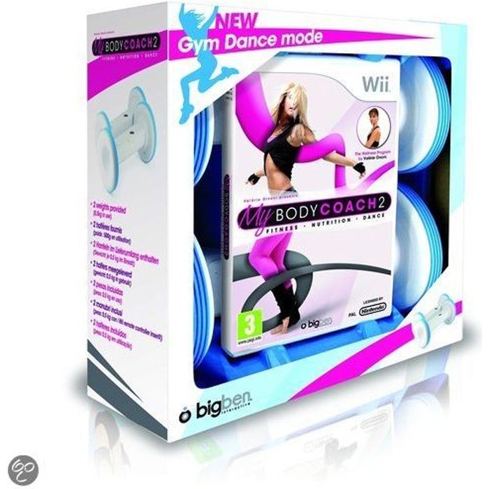 MY BODY COACH 2 + 2 HALTÈRES / Jeu console Wii