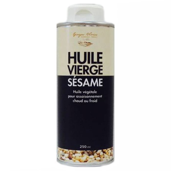 Huile vierge de sésame - Georges Nivier - Auvergne - bouteille 250ml