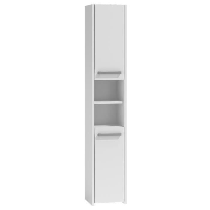 Colonne de salle de bain Armoire Toilette 170x30cm wenge