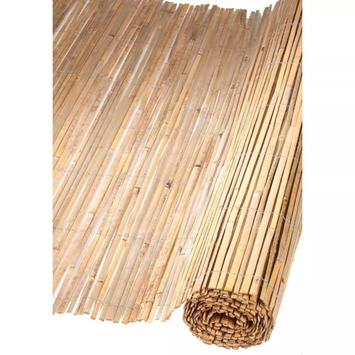 NEW&4364Excellent - Paravent extérieur Paravent de jardin -Écran Balcon Séparateur de tissu Jardin Bambou 1 x 5 m