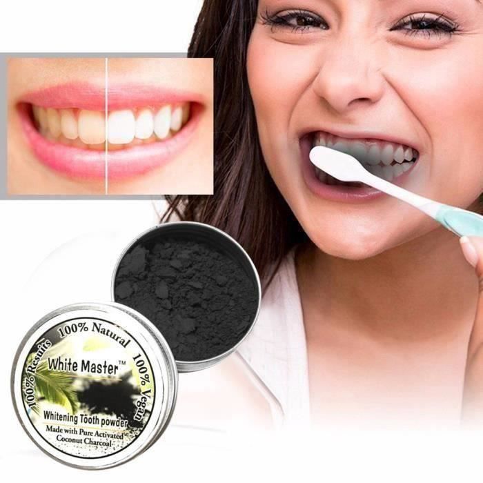 Pâte à blanchir les dents Crème dentaire au bambou activée à base de bio organique naturel