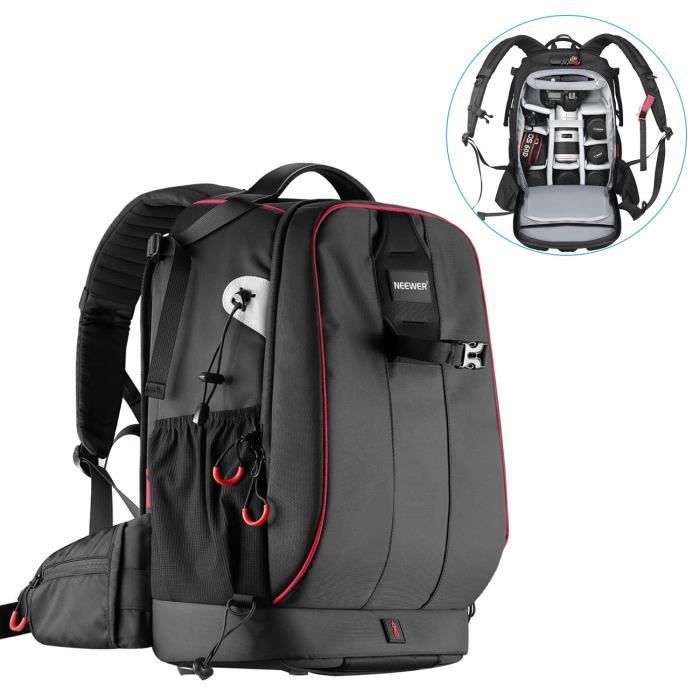 Neewer Etui d'Appareil Photo Sac Rembourré Antichoc Imperméable avec Serrure à Combinaison Antivol pour DSLR DJI Phantom 1 2 3 Dr