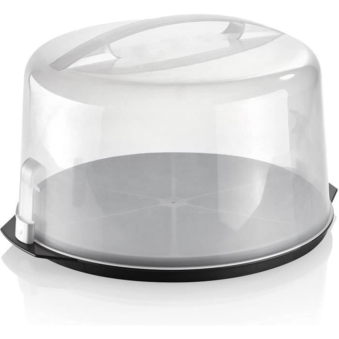 Boite De Transport Pour Gateau En Carton - Limics24 - Boîte Tartes Ronde Fermeture À Clic Ø 35 Cm 20 Hauteur