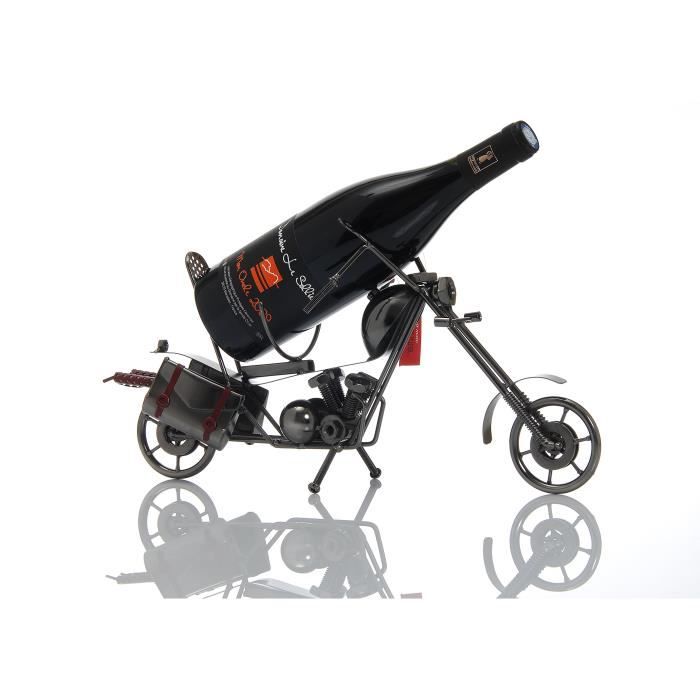 LUDI-VIN Porte Bouteille Métal Moto