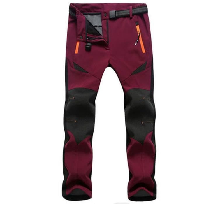 Pantalons de Randonnée Femme de Marque Polaire Imperméable Respirant Pantalons Extensible Ski En Plein Air