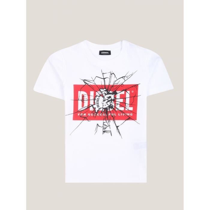DIESEL T-SHIRT DIESEL K100 BIANCO 00J574-00YI9 Bianco 16 anni