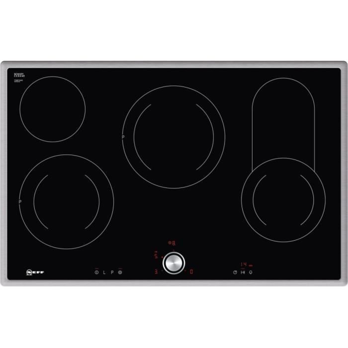 Neff t18bt16 N0 Plaque Électrique-Céramique-Verre-Céramique-79,50 cm de cuisson vitrocéramique-Verre Céramique-Noir