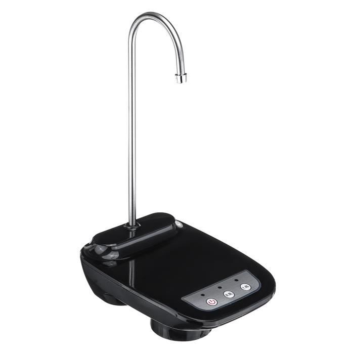 Mise à niveau Distributeur d'eau électrique sans fil Portable électrique automatique pompe à eau seau bouteille USB Noir