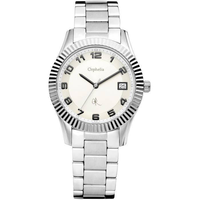 ORPHELIA - Montre Femmes - Quartz - Analogique - Bracelet en Acier inoxydable - Argent - 132-2705-88