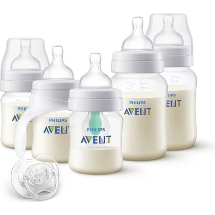 PHILIPS AVENT Kit biberons nouveau-né Anti-colic AirFree tasse