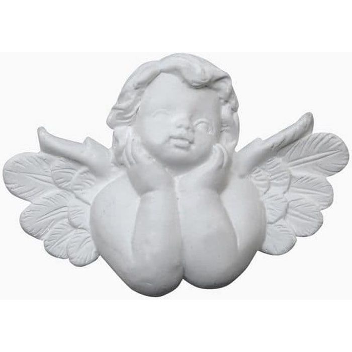 Statue en plâtre Ange - Powertex Blanc