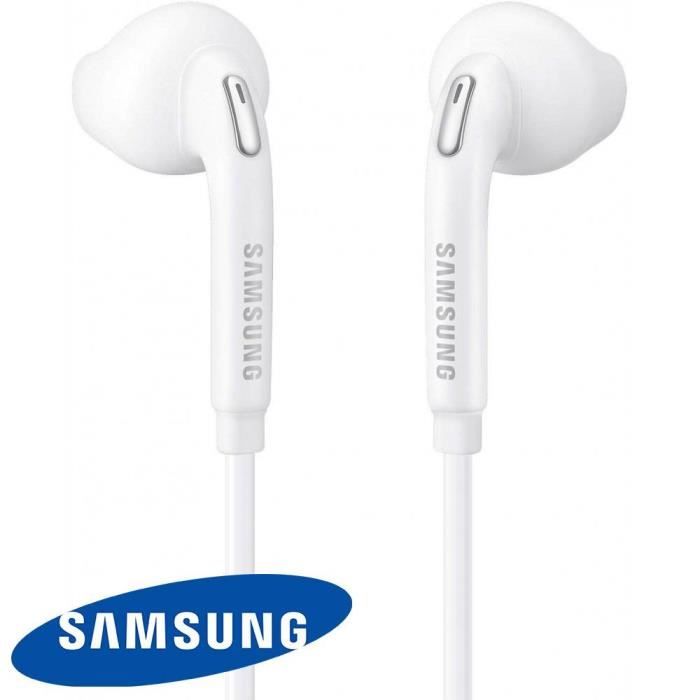 Écouteurs avec télécommande et micro blanc (vrac) - Samsung