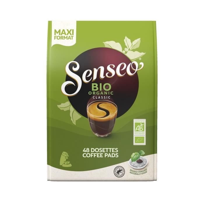 SENSEO Café Dosettes Classique Bio - x48 boissons