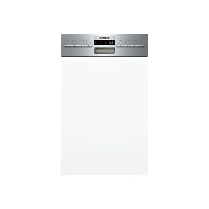 Siemens iQ300 speedMatic45 SR536S01ME Lave-vaisselle intégrable Niche largeur : 45 cm profondeur : 55 cm hauteur : 81.5 cm acier…