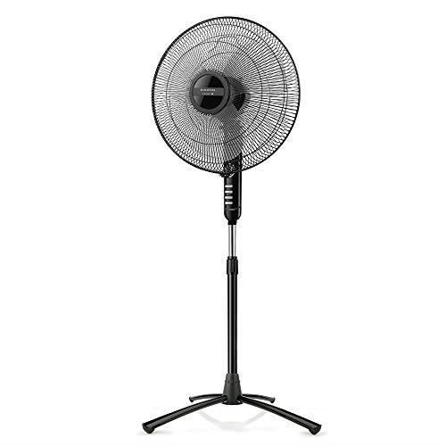Taurus Bergen 16C - Ventilateur sur pied pivotant. Base croisée. Réglable en hauteur. Système d'oscillation. Inclina 94464800