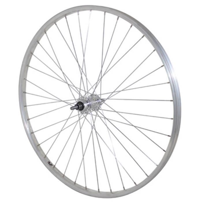 ROUE CITY 650X35B ALU ARRIERE MOY ALU AXE PLEIN RL 1-3V. (VENDU SANS ECROU 10X100)
