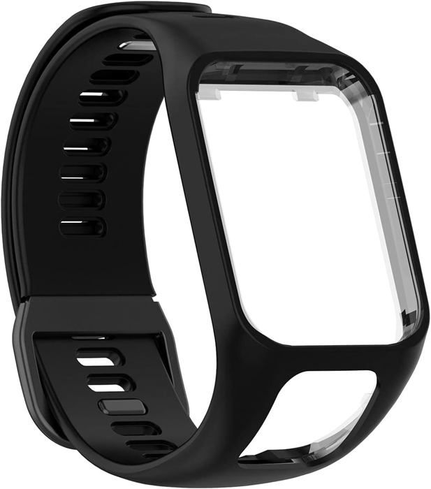 Bracelet De Remplacement En Silicone Souple Pour Fitbit Charge 2 - Fermoir Ajustable En Acier Inoxydable - Gris Élégant