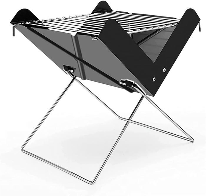 Grille Barbecue Pliable Grille De Barbecue Pliable En Inox - Léger Et Portable - Pour Camping, Pique-nique - Montage Rapide Barbecue Usa E Getta