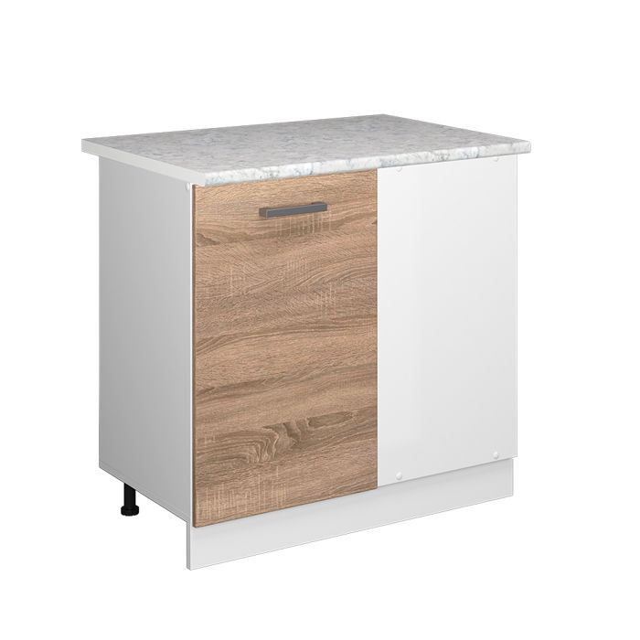 Cuisine Intégrée Vicco R-Line – Sonoma Oak – Kitchenette Coin Repas – Neuve