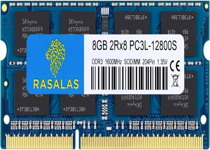 Mémoire RAM Crucial 8Go DDR3L 1600MHz SODIMM PC3L-12800S 1.35V - Pour Ordinateur Portable - Neuf (ouvert)
