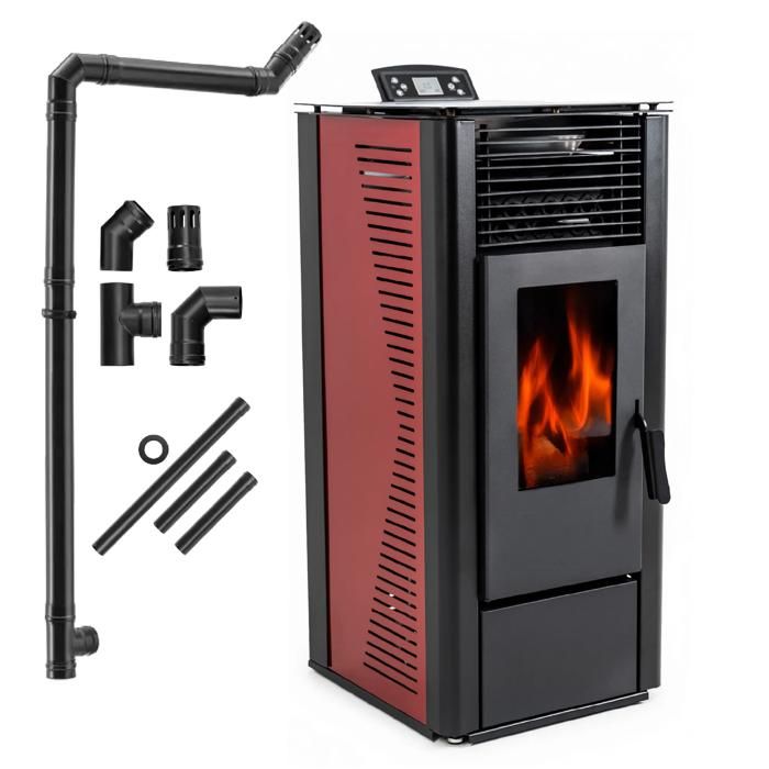 Poêle à Granulés THUNDER® KARMENRED 10 kW Indépendant En Acier — free download
