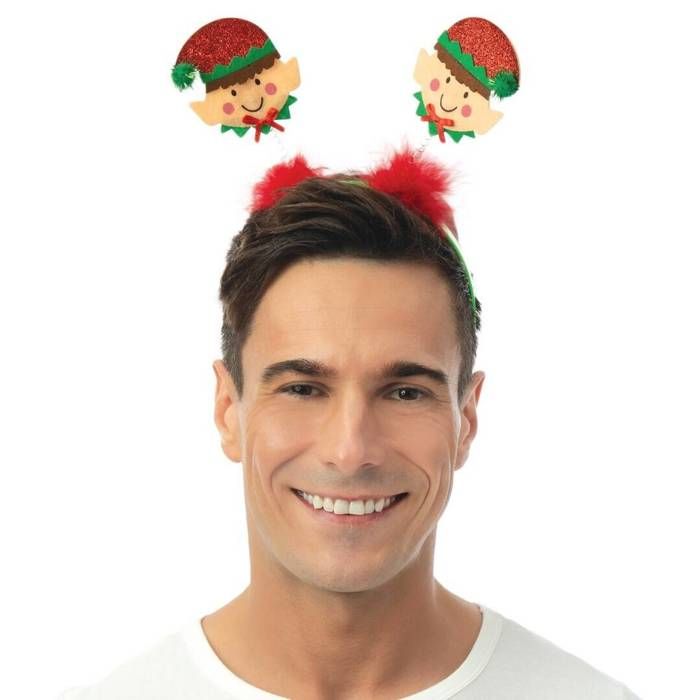 Lurrose 8 Pièces Serre-tête De Noël Lumineux Bandeaux Cheveux En Fo De Bonhomme De Neige Cerf Led Serre Tete De Peluche Ch Am