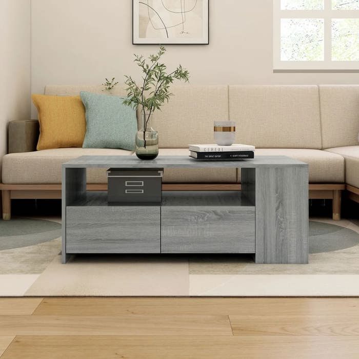 (Gris)Petite Table basseVIDAXLArmoire basse de salon sonoma gris 102x55x42cm bois dingénierie Mgnifique290897