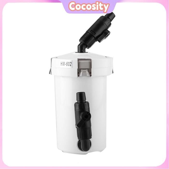 Meilleurs prix pour Cocosity Filtre daquarium Aquarium Fish Tank externe Table de filtre à animalerie eau 602 sans pompe à eau et accessoires