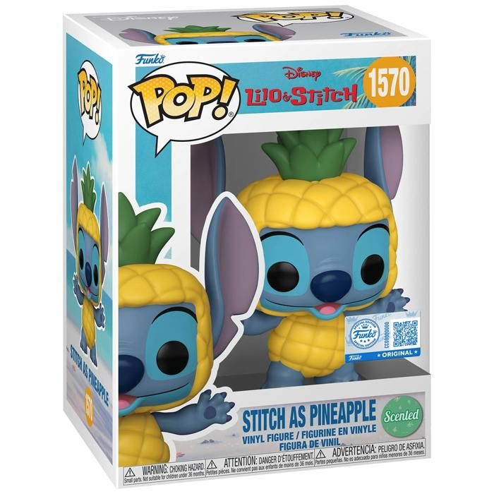 Figurine - FUNKO POP - 1570 Stitch - Ananas Parfumé - 114 cm - Disney